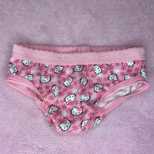 Hello kitty build a bear pink bear plush Pantie